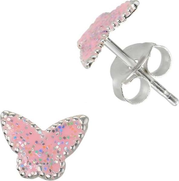 Rosa brillante, argentato