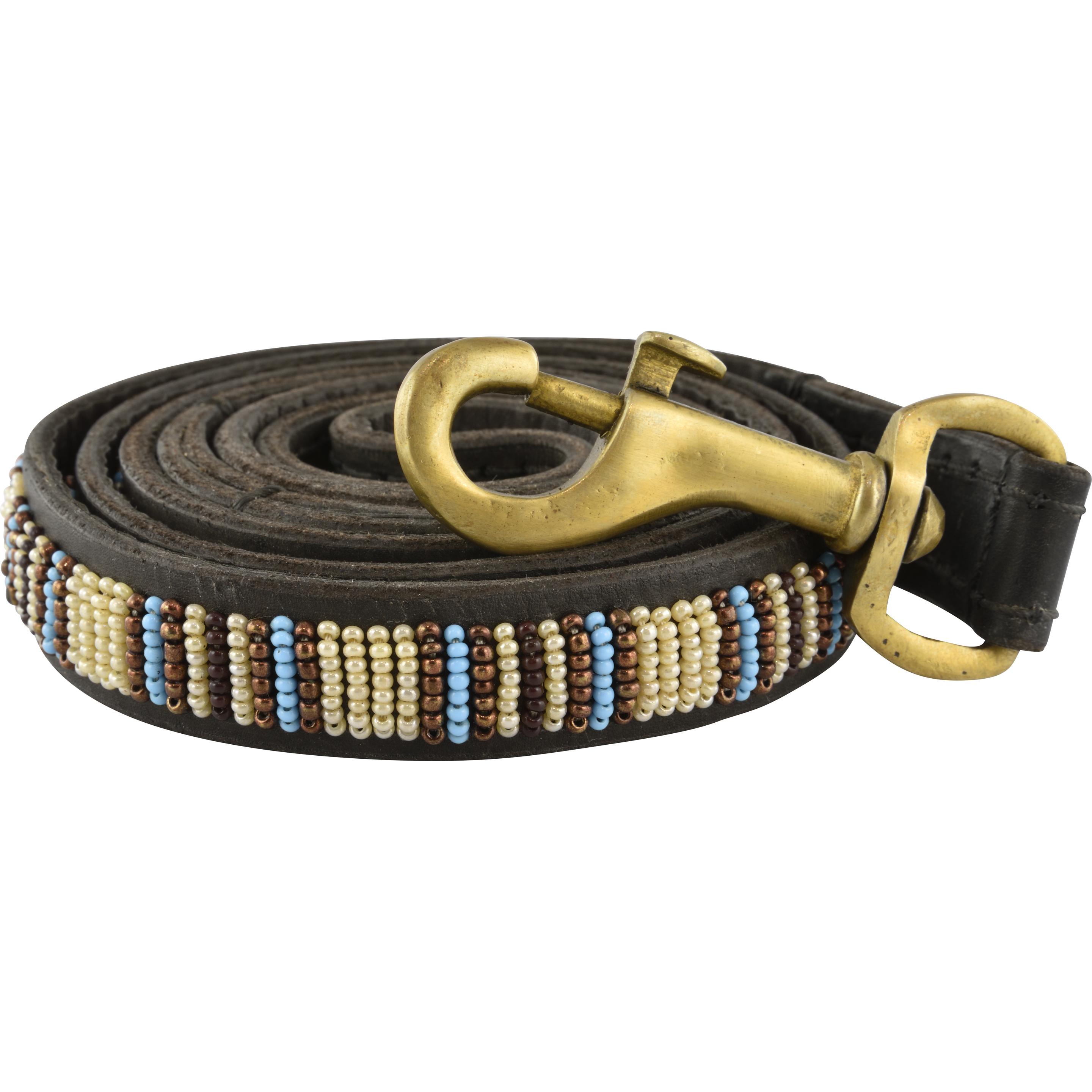 Kampuni Lenza per cani blå nile lunga, 162x2,1 cm (Cane), Collare + Guinzaglio