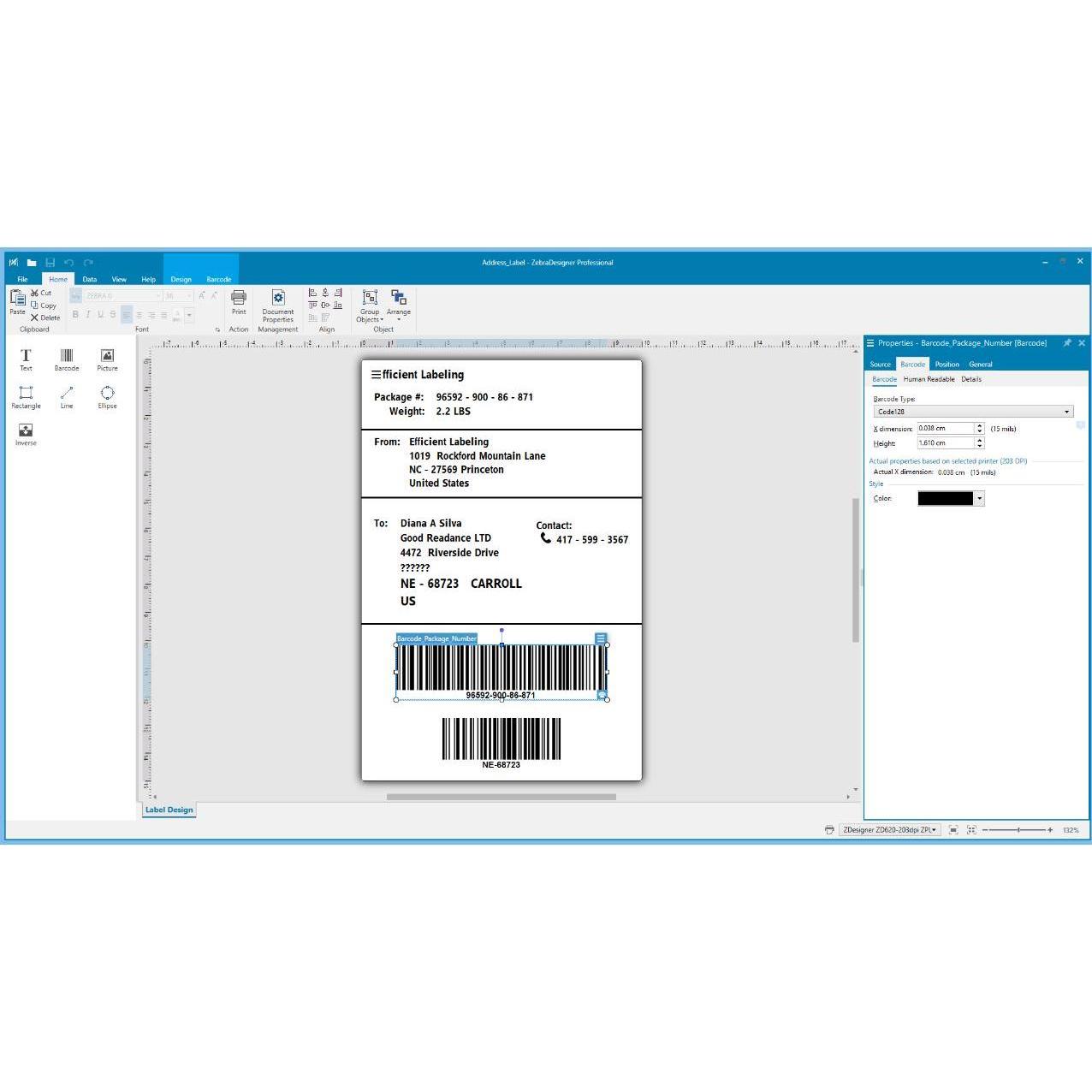 Thumbnail - Zebra Software Designer Professional 3, Etikettendrucker