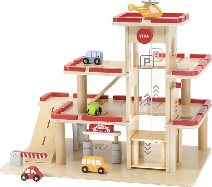 Viga Toys Parkhaus Spielset