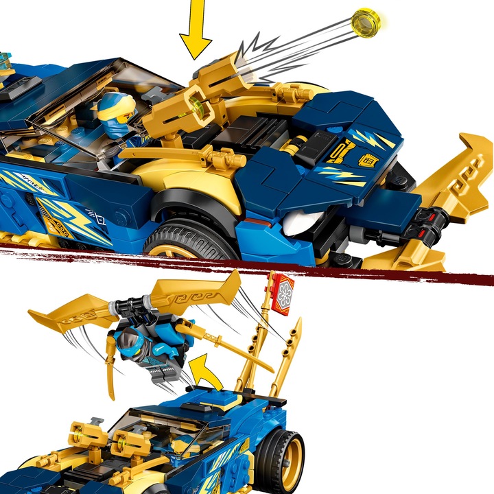 Actual product image LEGO Ninjago - Jay and Nya's race car EVO (71776, LEGO Ninjago)