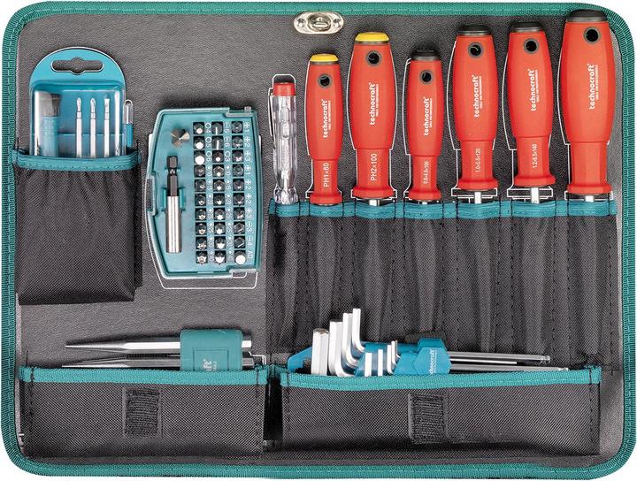 Produktbild technocraft Alu-Werkzeugkoffer PRO CASE 5 (140 Teile)