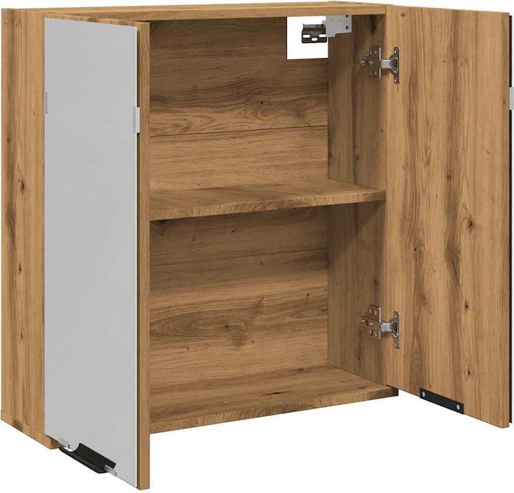 Image du produit vidaXL Bad-Spiegelschrank Artisan-Eiche 64x20x66,5 cm Holzwerkstoff