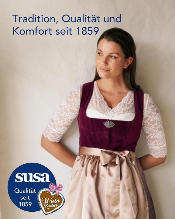 Produktbild Susa Dirndl-beha voor dames, wit, 95B (Einzelpack, 95 B)