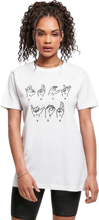 Image du produit Mister Tee Ladies FU Sign Language Tee (XS)