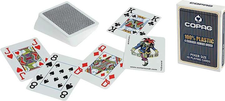 Actual product image Copag Jumbo Index (1 piece - Assorted) (German, 1 - 16 Players)