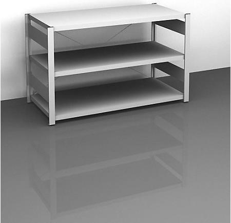 Actual product image kaiserkraft Sideboard boltless shelf unit, light grey