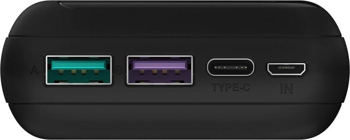 Actual product image Goobay Powerbank 53939 20000 mAh Black (20000 mAh, 22.50 W, 74 Wh)