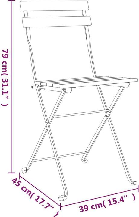 Image du produit vidaXL Bistro Set