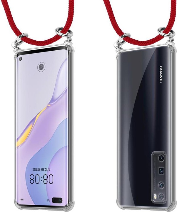 Produktbild Cadorabo TPU Handy Kette SILBER Cover