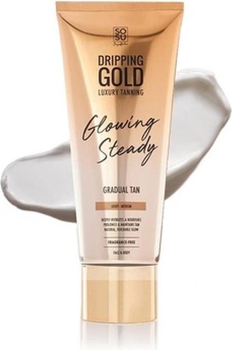 Sosu Glowing Steady Gradual Tan - Self-tanning Cream - 200ml (Selbstbräunungsspray, 200 ml)