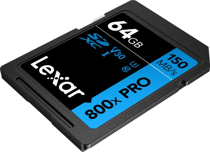 Immagine prodotto Lexar MEMORIA SDXC 64GB UHS-I/LSD0800P064G-BNNNG (64 GB, SDXC, U1, UHS-I)
