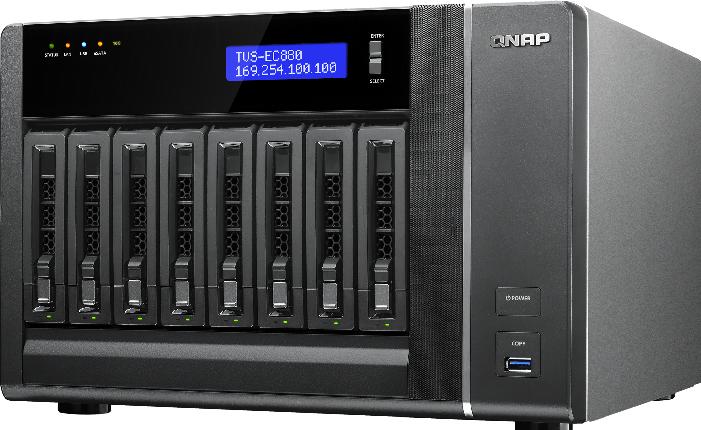 Produktbild QNAP Tvs-Ec880 (Intel Xeon E3-1245)