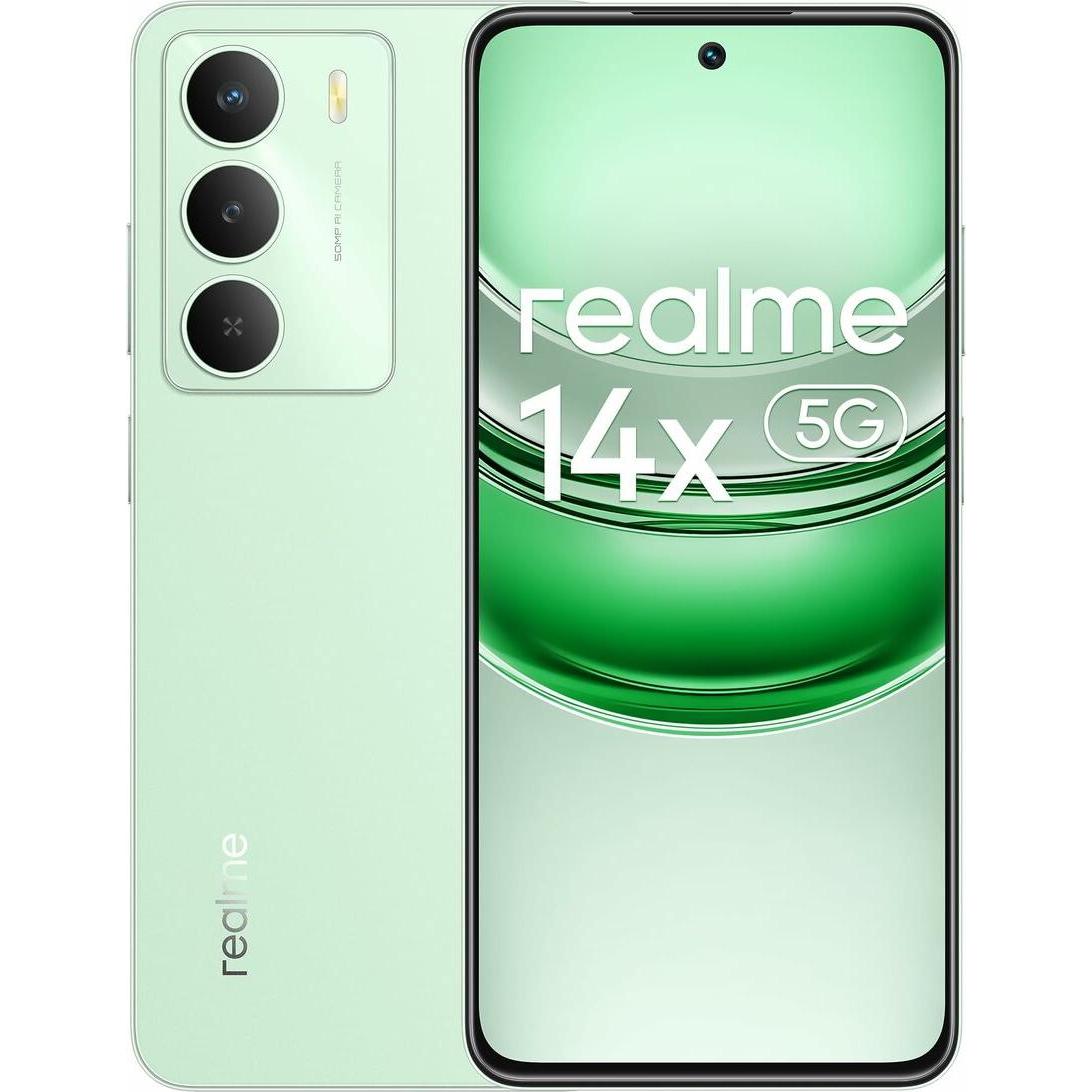 realme 14x (128 GB, Peridot green, 6.67", Hybrid Dual SIM, 5G) (RME-14X-128-GRN)