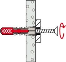 Actual product image Fischer Redbox DuoPower + screws (140 pcs.)