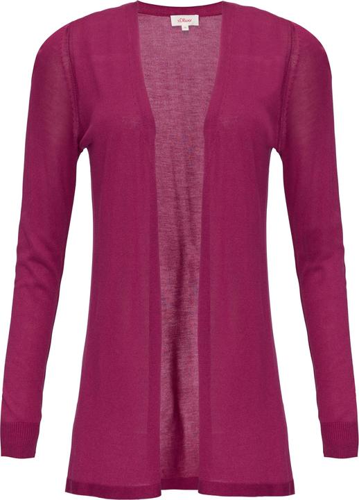 Produktbild s.Oliver Strickjacke Feinstrick-Cardigan aus reiner Viskose (36)