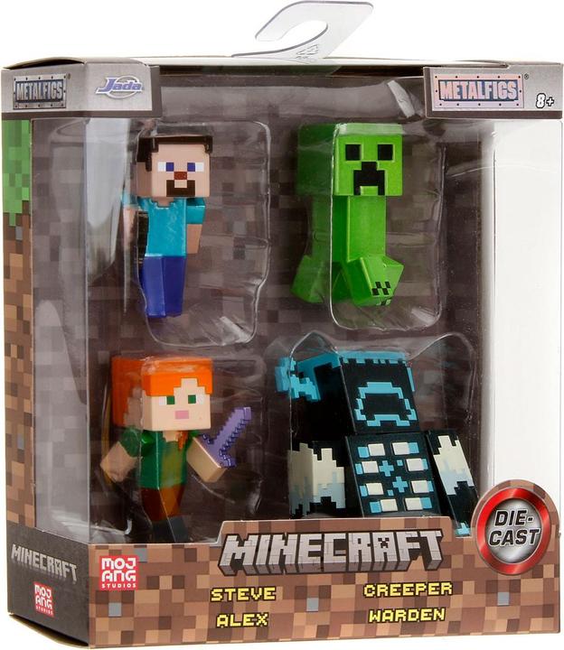 Actual product image Jada Minecraft 4-Pack