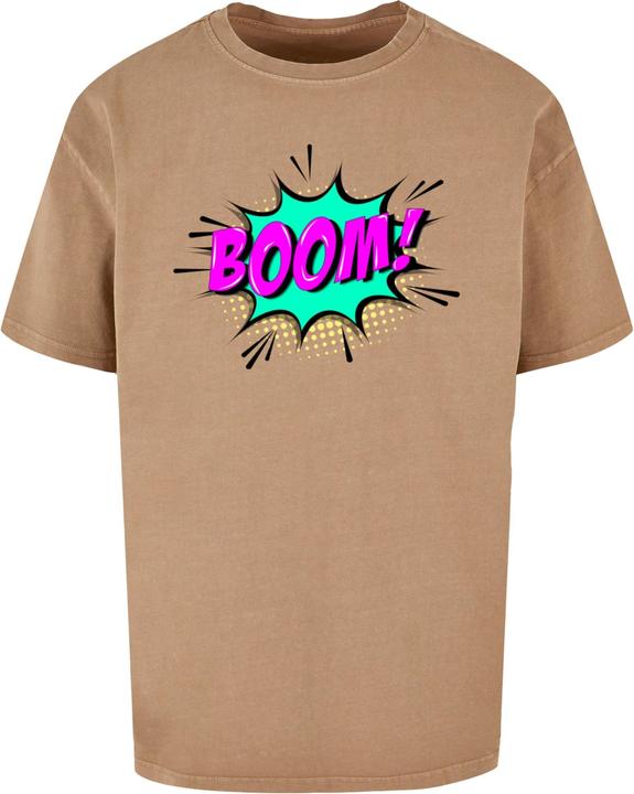 Image du produit Merchcode BOOM Comic Acid Washed Tee surdimensionné - 117943 (S)