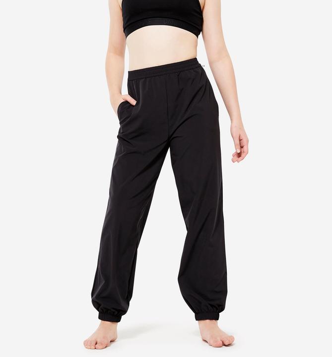 Produktbild Domyos Tanzhose Modern Jazz Mädchen weit und leicht - schwarz (140)