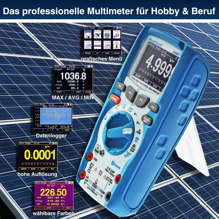 Produktbild Peaktech P 3440 Grafisches Digitalmultimeter (CAT III 1000V, CAT IV 600V)