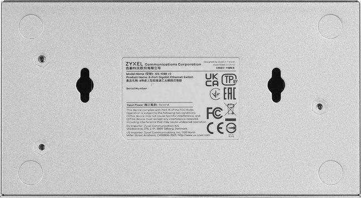 Produktbild Zyxel GS-108B v3 (8 Ports)