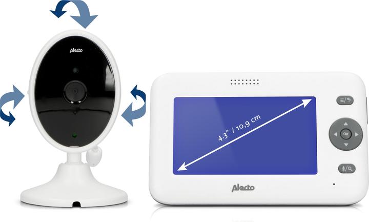 Produktbild Alecto Babyphone mit Kamera DVM-140 (Babyphone mit Kamera, 300 m)