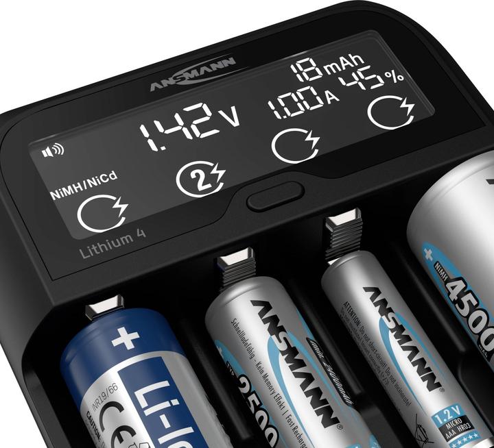 Immagine prodotto Ansmann Caricabatterie con 8 batterie digitali NiMH Mignon 2650mAh (8 pz., AA, 2650 mAh, Batteria + Caricabatterie)