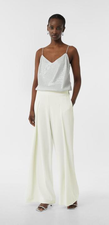 Produktbild Comma Hose Fliessende Marlenehose mit tiefen Falten (40)