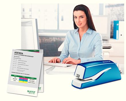 Produktbild Leitz WOW Elektrisches Heftgerät NeXXt (10 Blätter)
