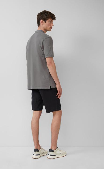 Actual product image S.Oliver Polo-Shirt Poloshirt mit kleinem Labelpatch und Flammgarnstruktur (3XL)