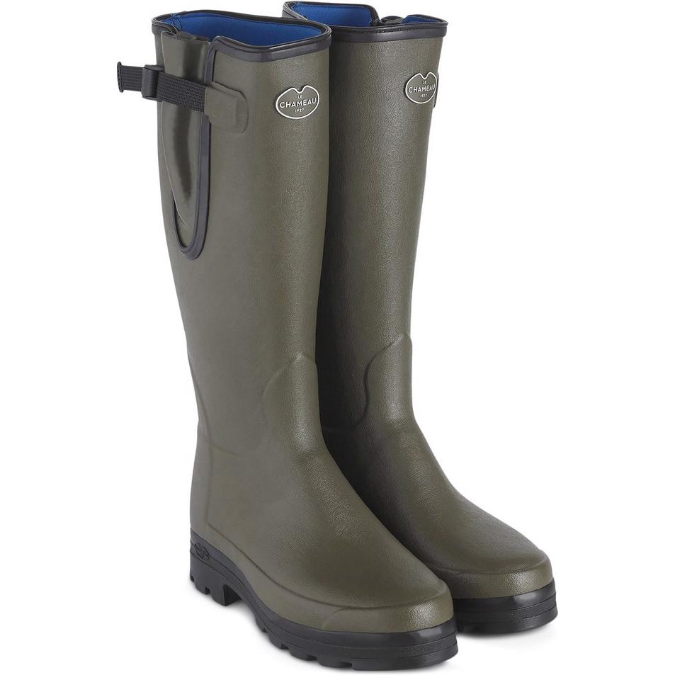 Le Chameau, Herren, Gummistiefel, Vierzonord Herrenstiefel mit Neoprenfutter, Grün, (42)