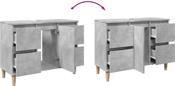 Actual product image vidaXL Vanity unit (80 x 33 x 60 cm)