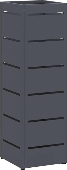 Actual product image vidaXL Umbrella stand anthracite metal medium Decorative inserts