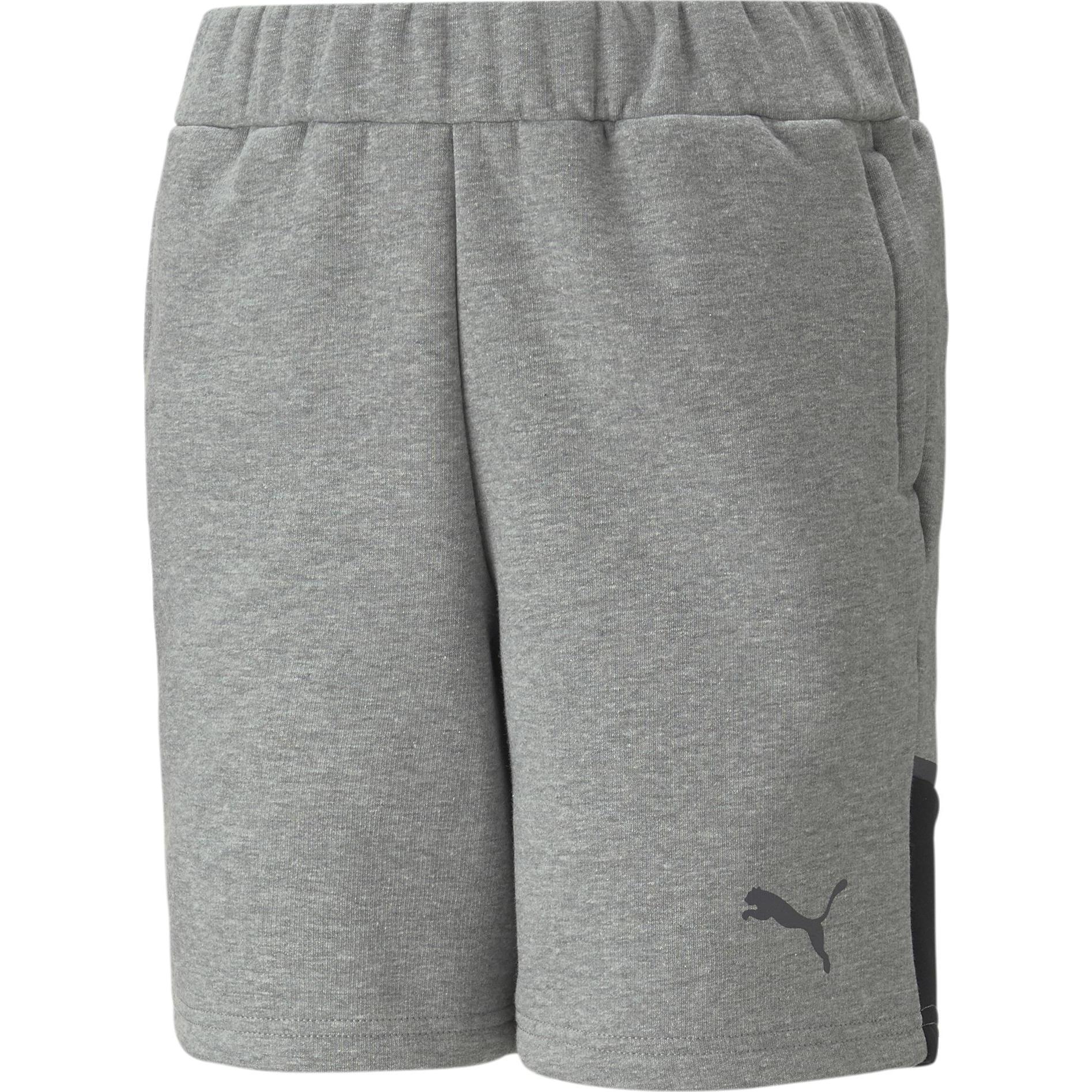 Puma, Jungen, Sporthose, teamCUP Casuals Shorts Jr (164), Grau, 164