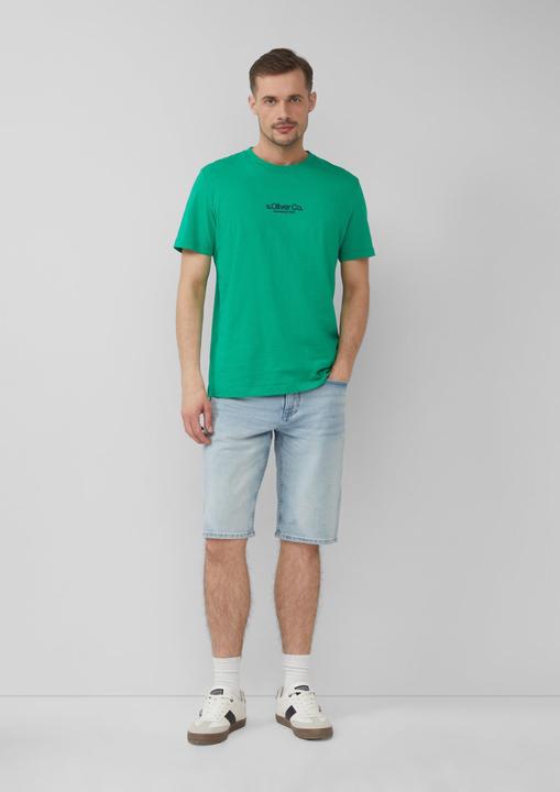 Produktbild S.Oliver T-Shirt T-Shirt aus Baumwolle mit Logo-Print (S)