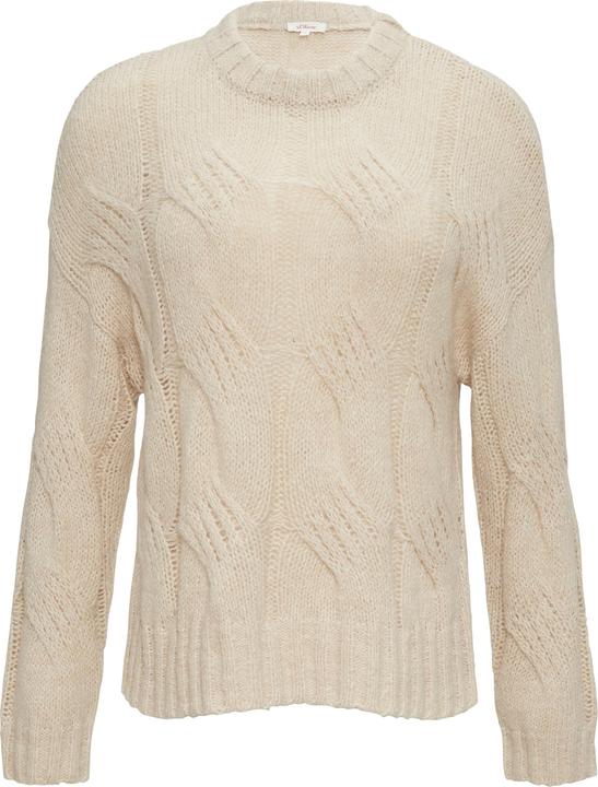 Produktbild S.Oliver Strickpullover Zopfstrickpullover im Relaxed Fit (34)