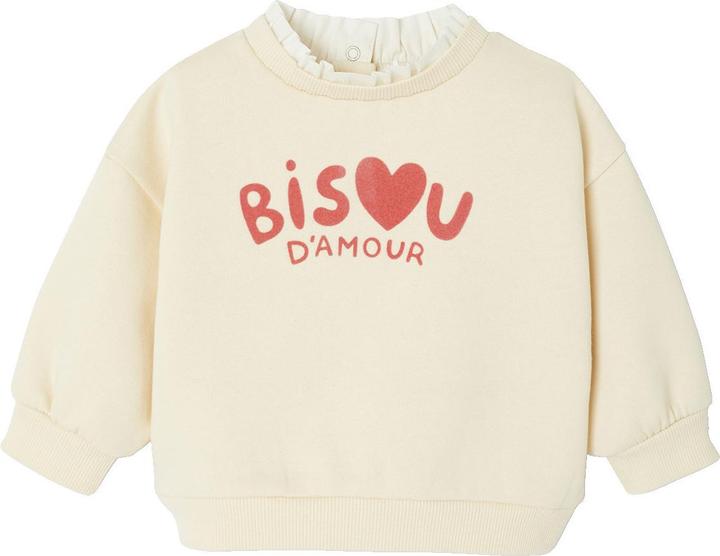 Actual product image Vertbaudet Baby-Set: Sweatshirt mit Volant & weite Jeans (86)