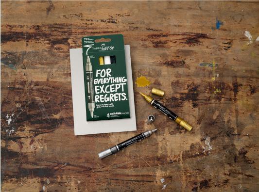 Produktbild Faber-Castell Filzstift Acrylmarker Multi Marker Classic 4er Set (4x)