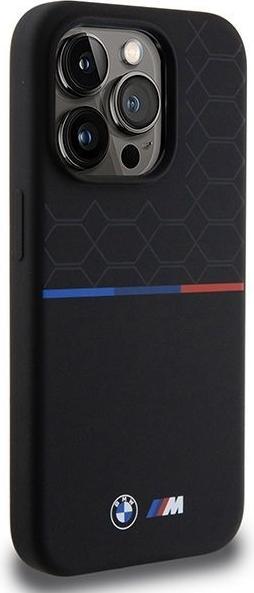 Produktbild BMW BMHMP15L22SMPK iPhone 15 Pro 6.1" czarny/black hardcase M Silicone Pattern MagSafe (Apple iPhone 15 Pro)