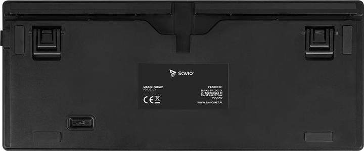 Actual product image Savio PHENIX Gateron Red Pro Pudding wireless mechanical keyboard (US, Cable, Wireless)