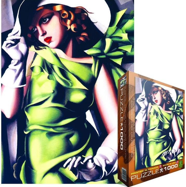 Produktbild Eurographics Junges Mädchen in Grün (1000 Teile)