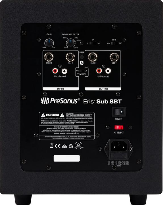 Productafbeelding PreSonus Eris Sub 8 BT actieve studio subwoofer (per stuk) (Actieve subwoofer, 1 stuk, 1x 50 W)