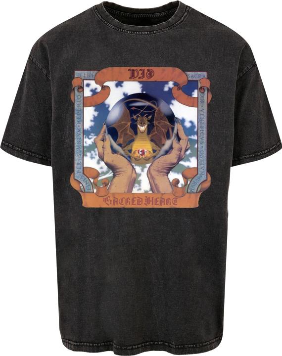 Produktbild Merchcode DIO - Sacred Heart Acid Washed Oversize Tee - 169623 (M)