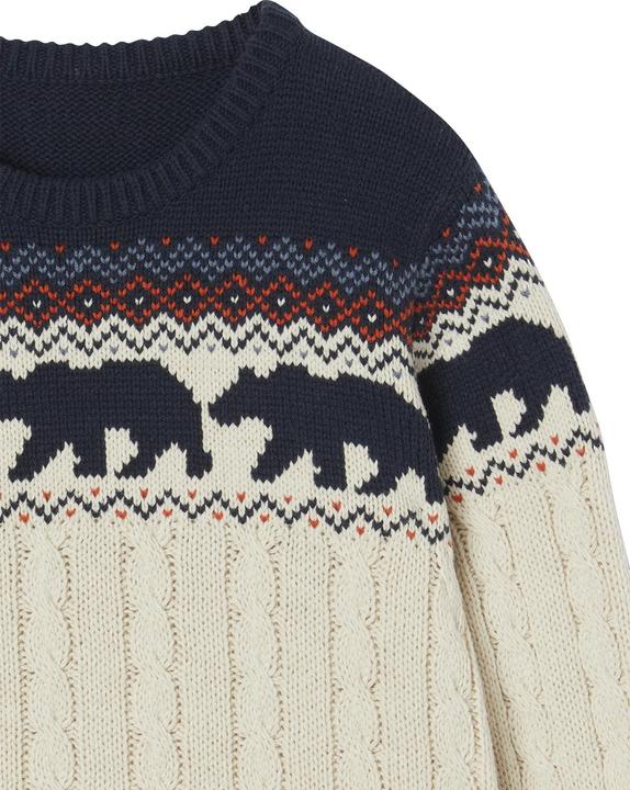 Immagine prodotto Vertbaudet Jungen Jacquard-Pullover mit Zopfmuster (110)