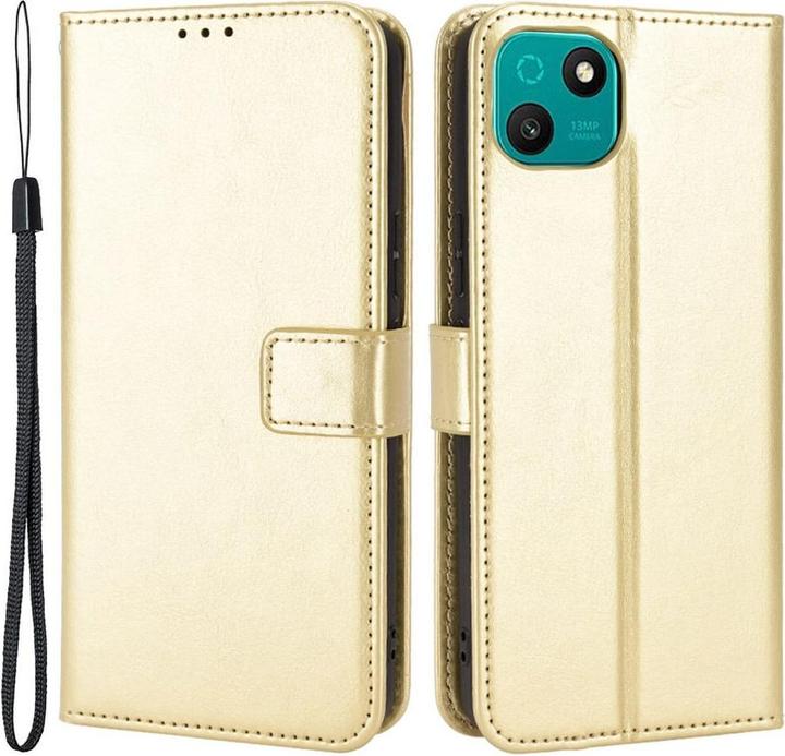 Immagine prodotto Cover-Discount Wiko T10 - Custodia in pelle oro (Wiko T10)