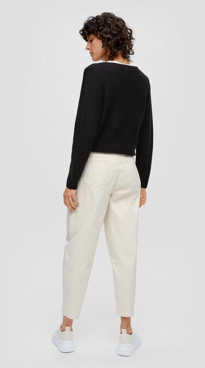 Produktbild s.Oliver Strickpullover Pullover mit V-Ausschnitt (34)