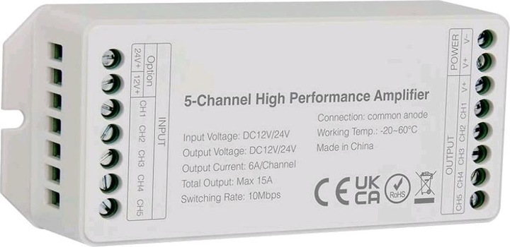 V-TAC VT2435 5 Chanel Verstärker