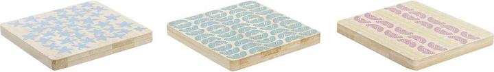 Actual product image DKD Home Decor Untersetzer Africa Bambus Kolonial Afrikaner (6 pcs) (6 x)