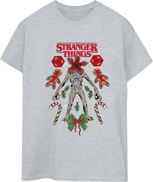 Produktbild Netflix Stranger Things Christmas Demogorgon TShirt (3XL)