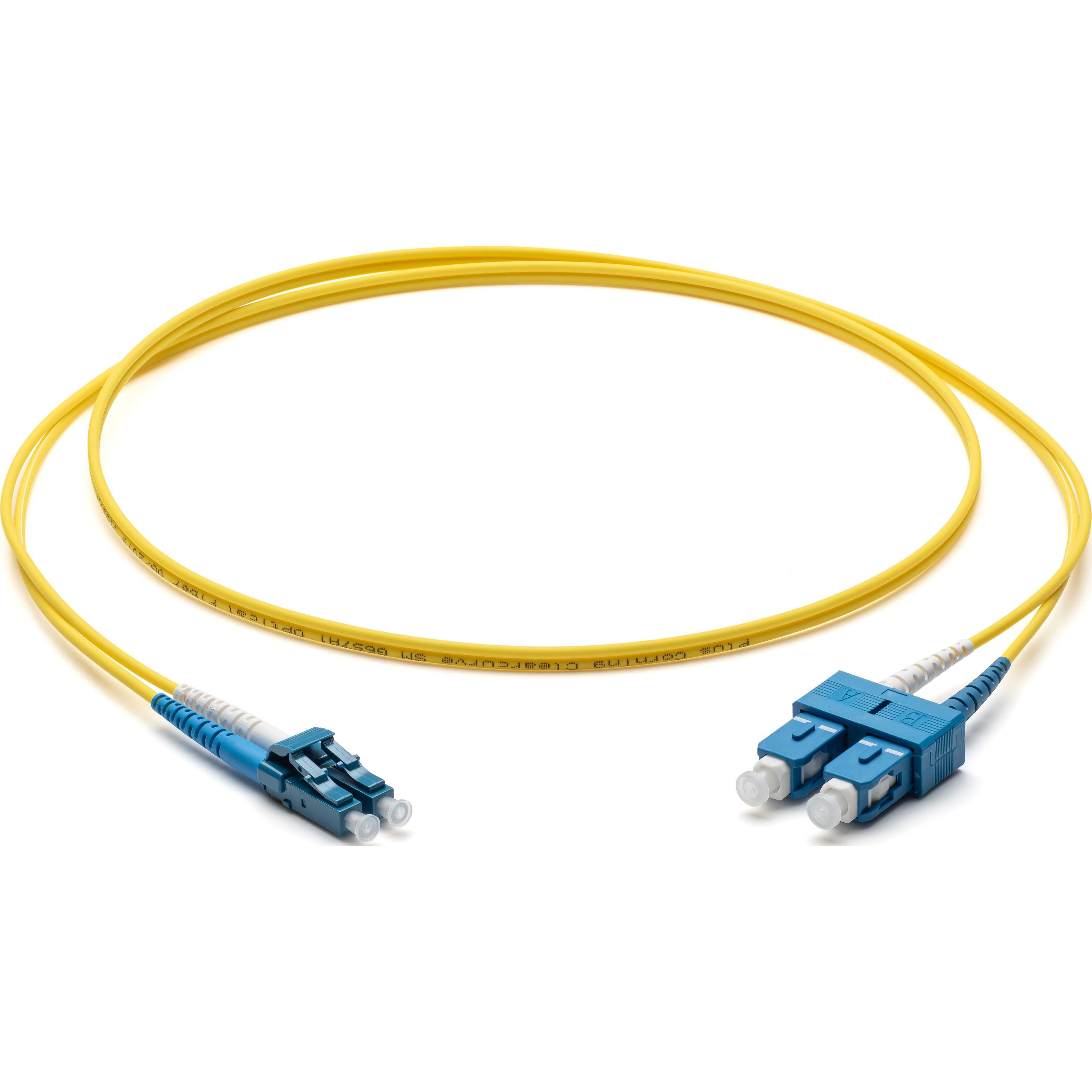 Corning Glasfaser Patchkabel 2x 2.0 mm - Singlemode Duplex: LC UPC Duplex auf SC UPC Duplex, 5m (Gel (UTP, 5 m), Netzwer...